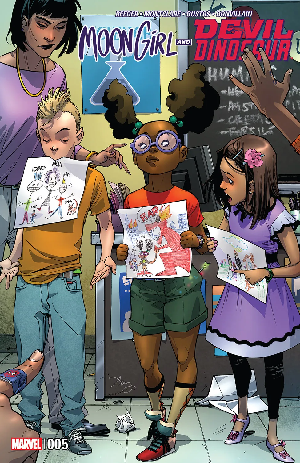 Couverture de Moon Girl and Devil Dinosaur (2015) #5