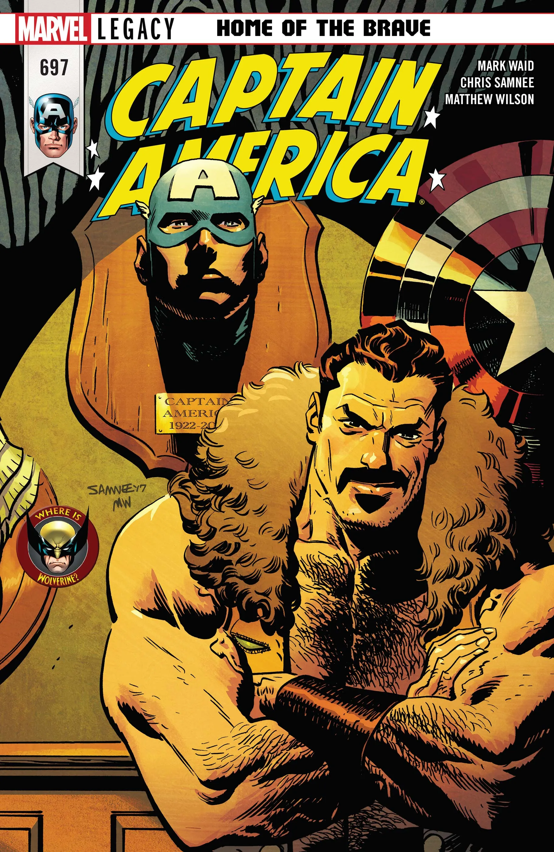 Couverture de Captain America (2017) #697