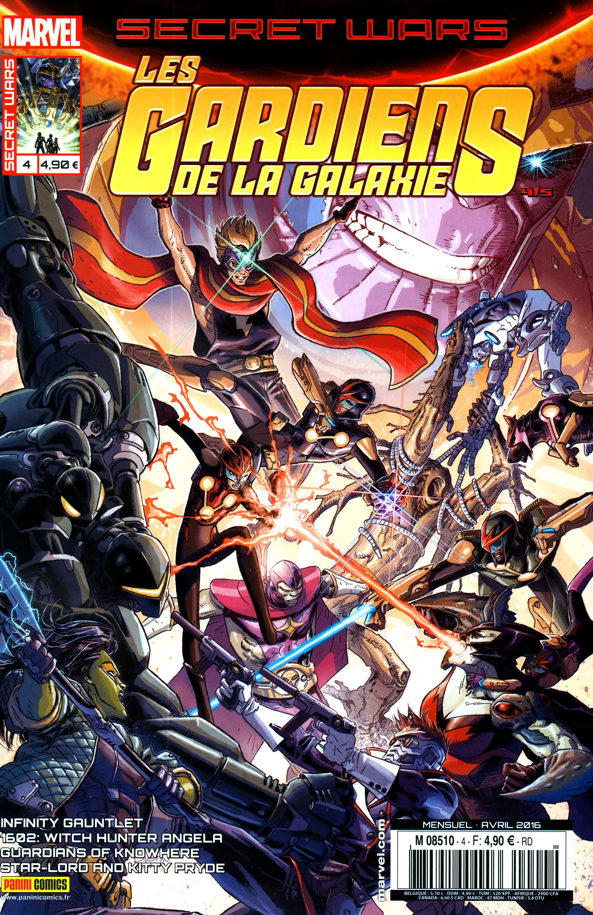 Secret Wars : Les Gardiens de la Galaxie n°4