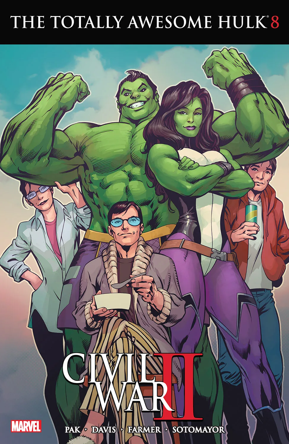 Couverture de The Totally Awesome Hulk (2015) #8