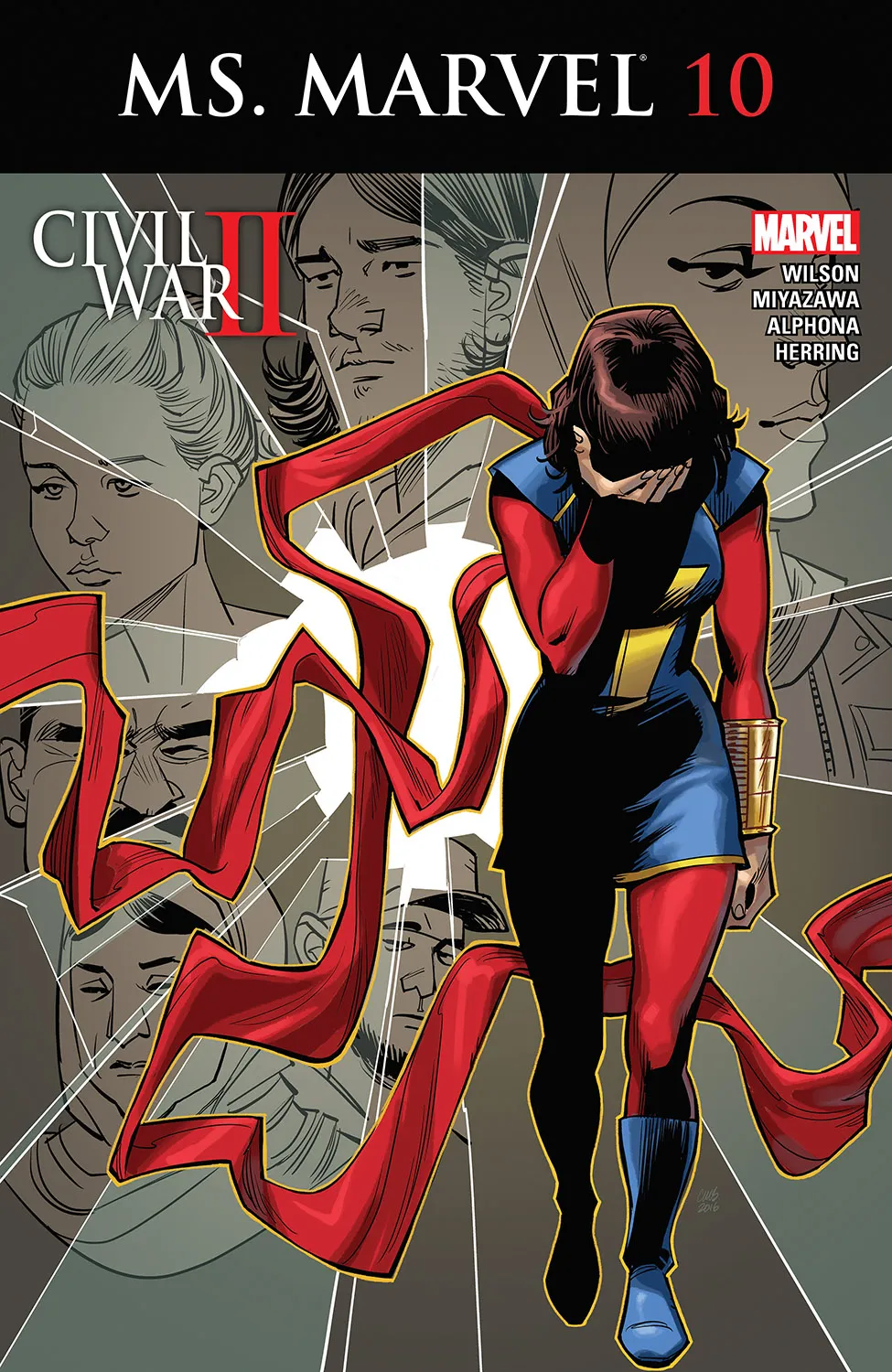 Couverture de Ms. Marvel (2015) #10