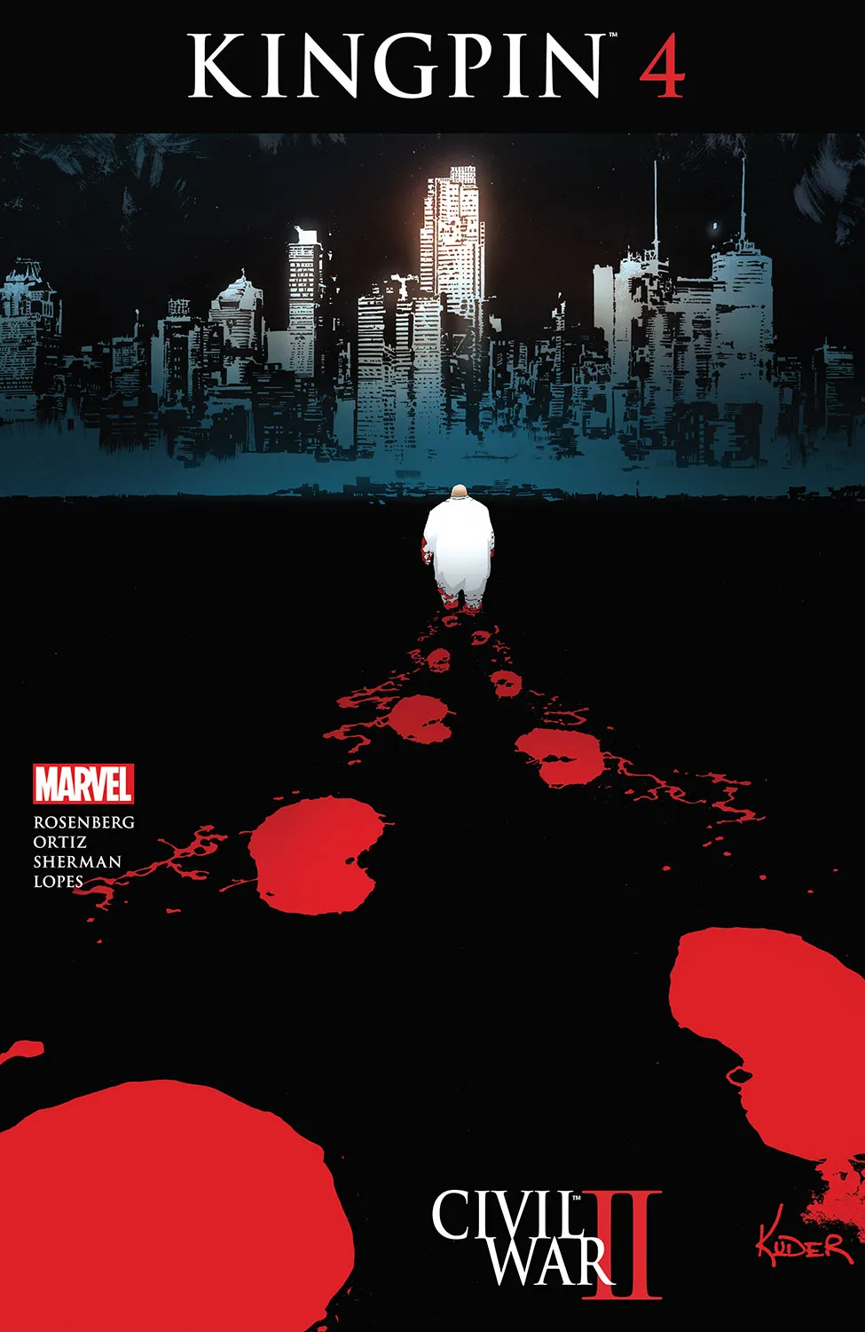 Couverture de Civil War II: Kingpin (2016) #4