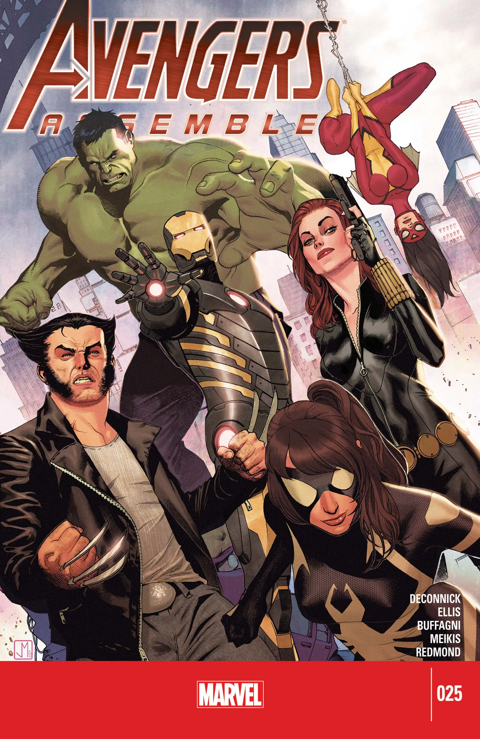 Couverture de Avengers Assemble (2012) #25