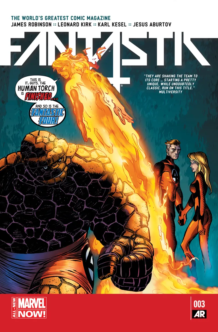 Couverture de Fantastic Four (2014) #3