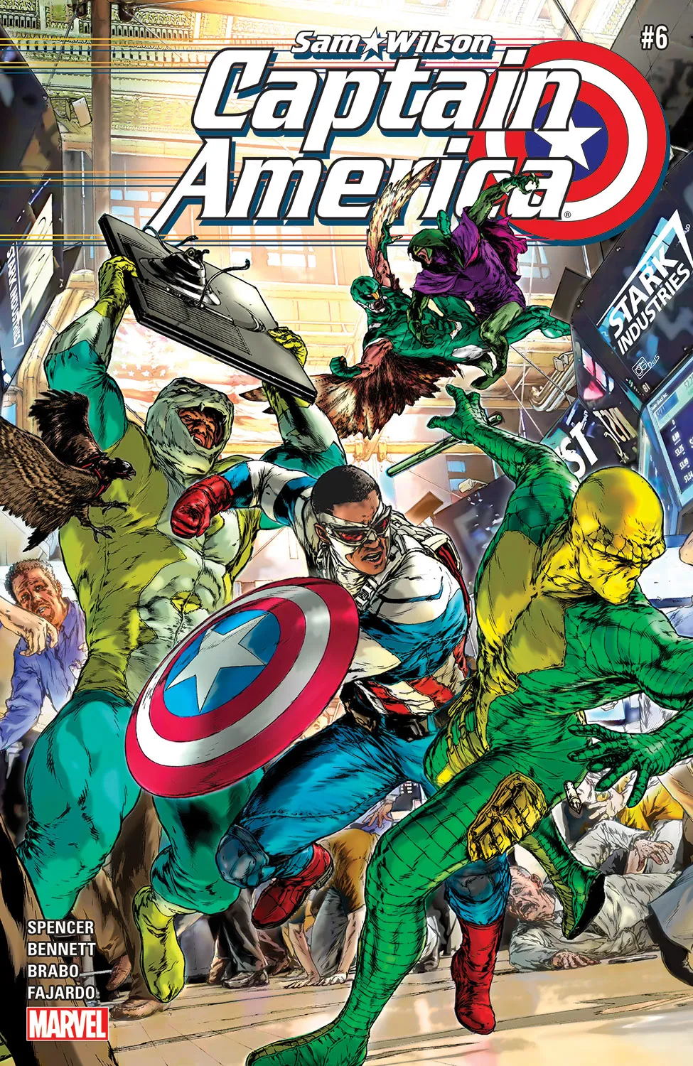 Couverture de Captain America: Sam Wilson (2015) #6