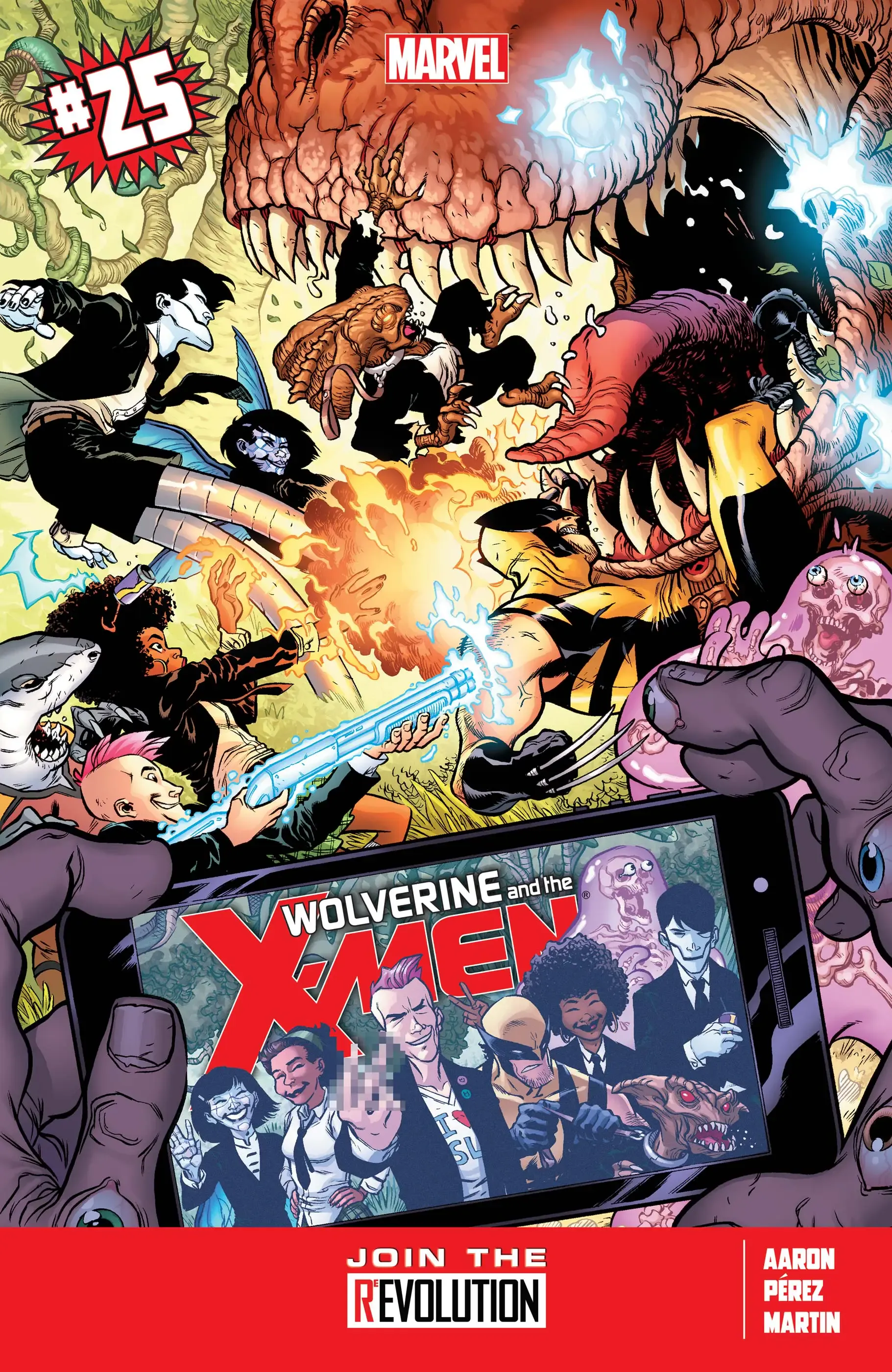 Couverture de Wolverine & the X-Men (2011) #25