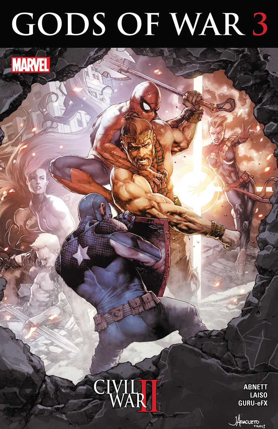 Couverture de Civil War II: Gods of War (2016) #3