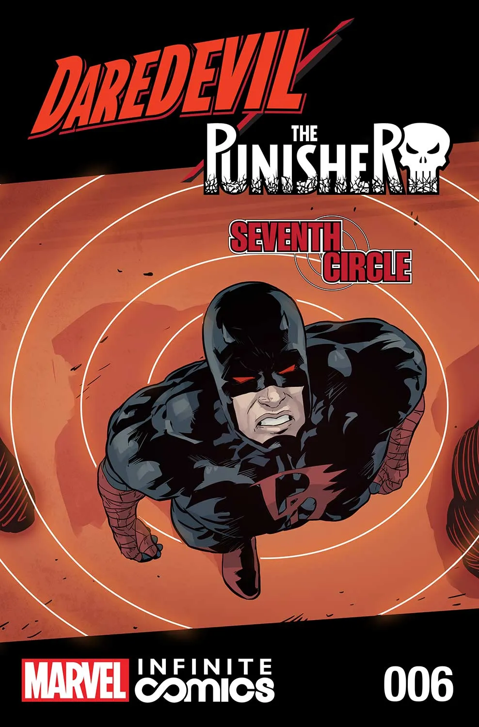 Couverture de Daredevil/Punisher: Seventh Circle (2016) #6