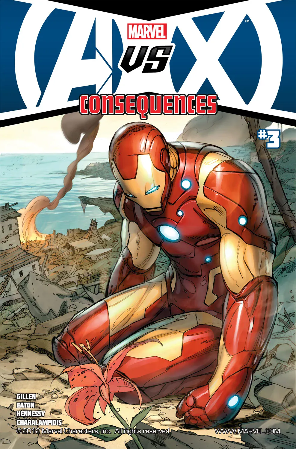 Couverture de Avengers Vs. X-Men Consequences (2012) #3
