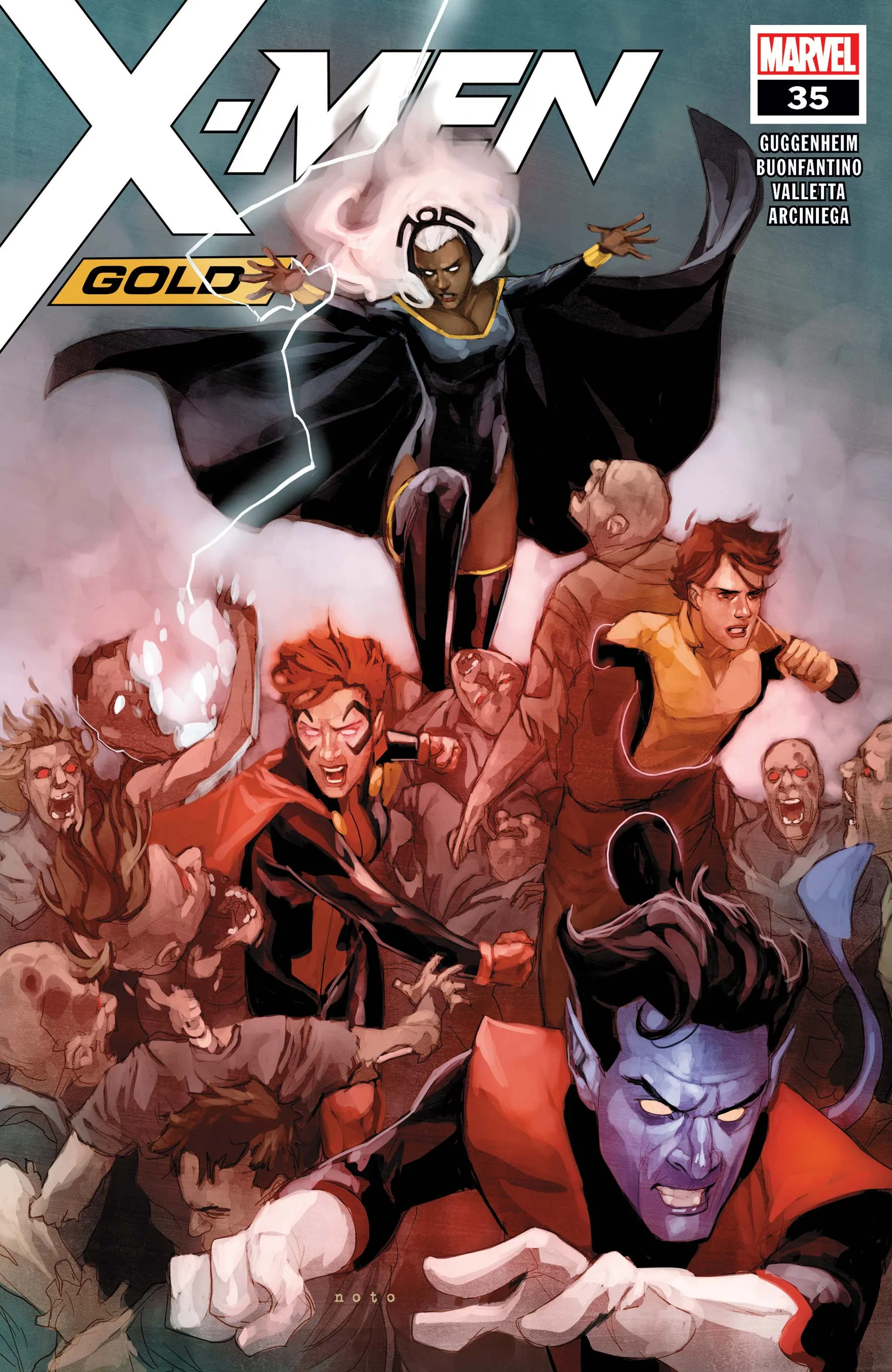 Couverture de X-Men: Gold (2017) #35