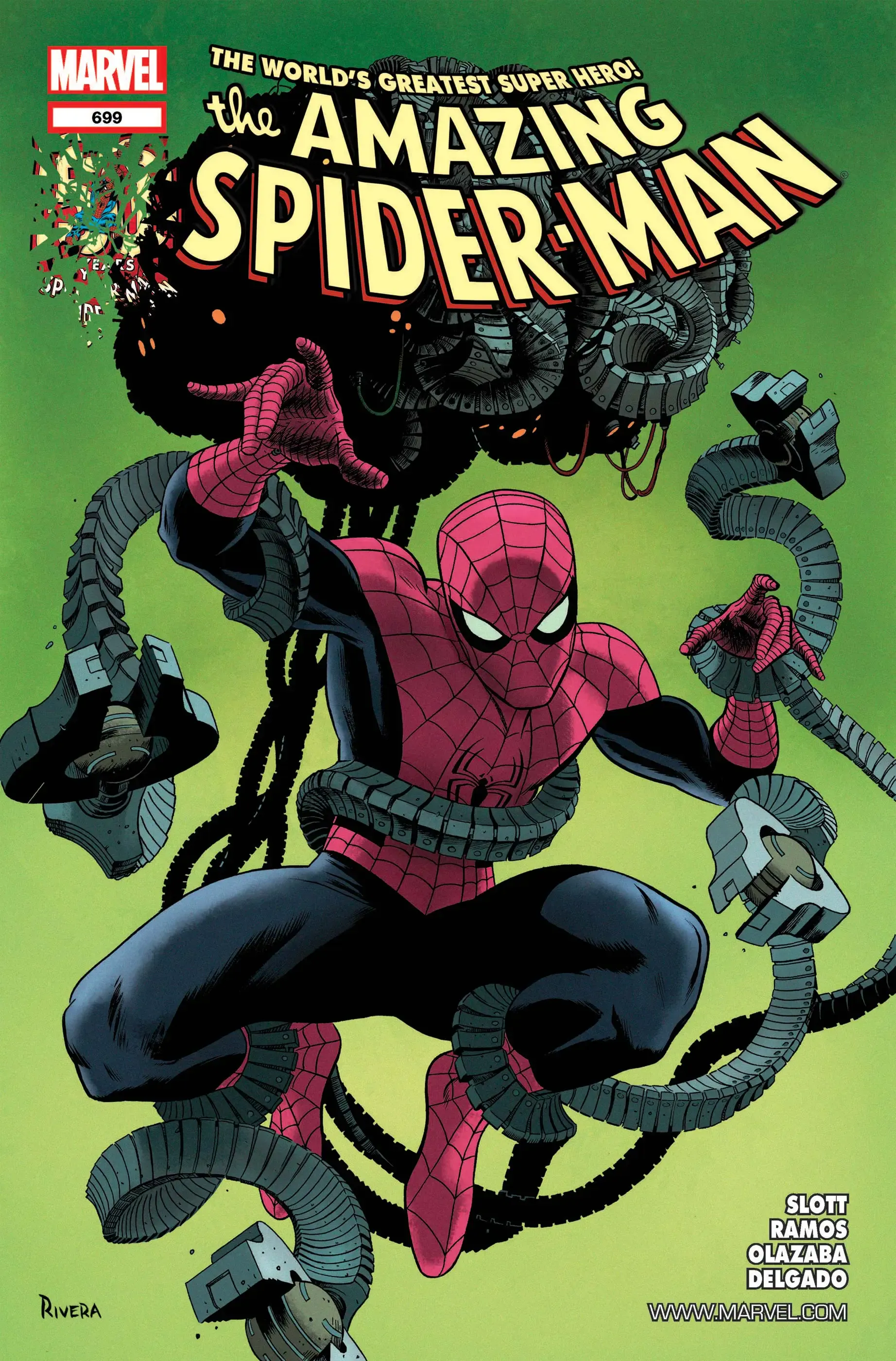 Couverture de Amazing Spider-Man (1999) #699