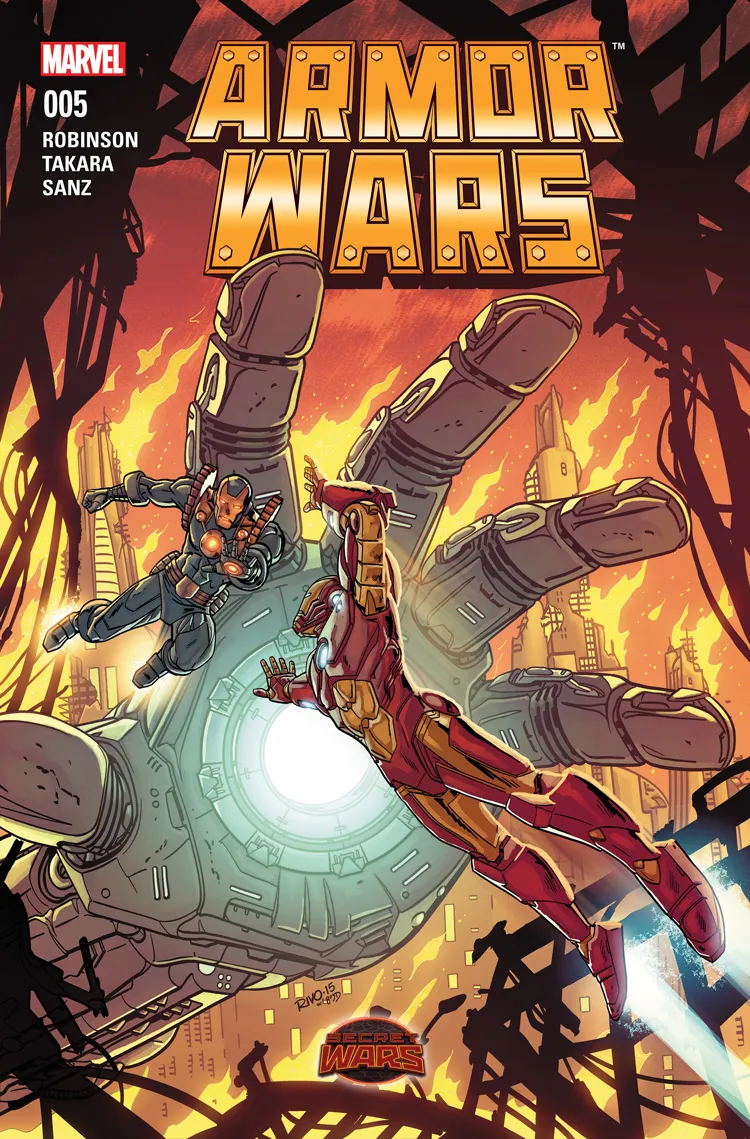 Couverture de Armor Wars (2015) #5