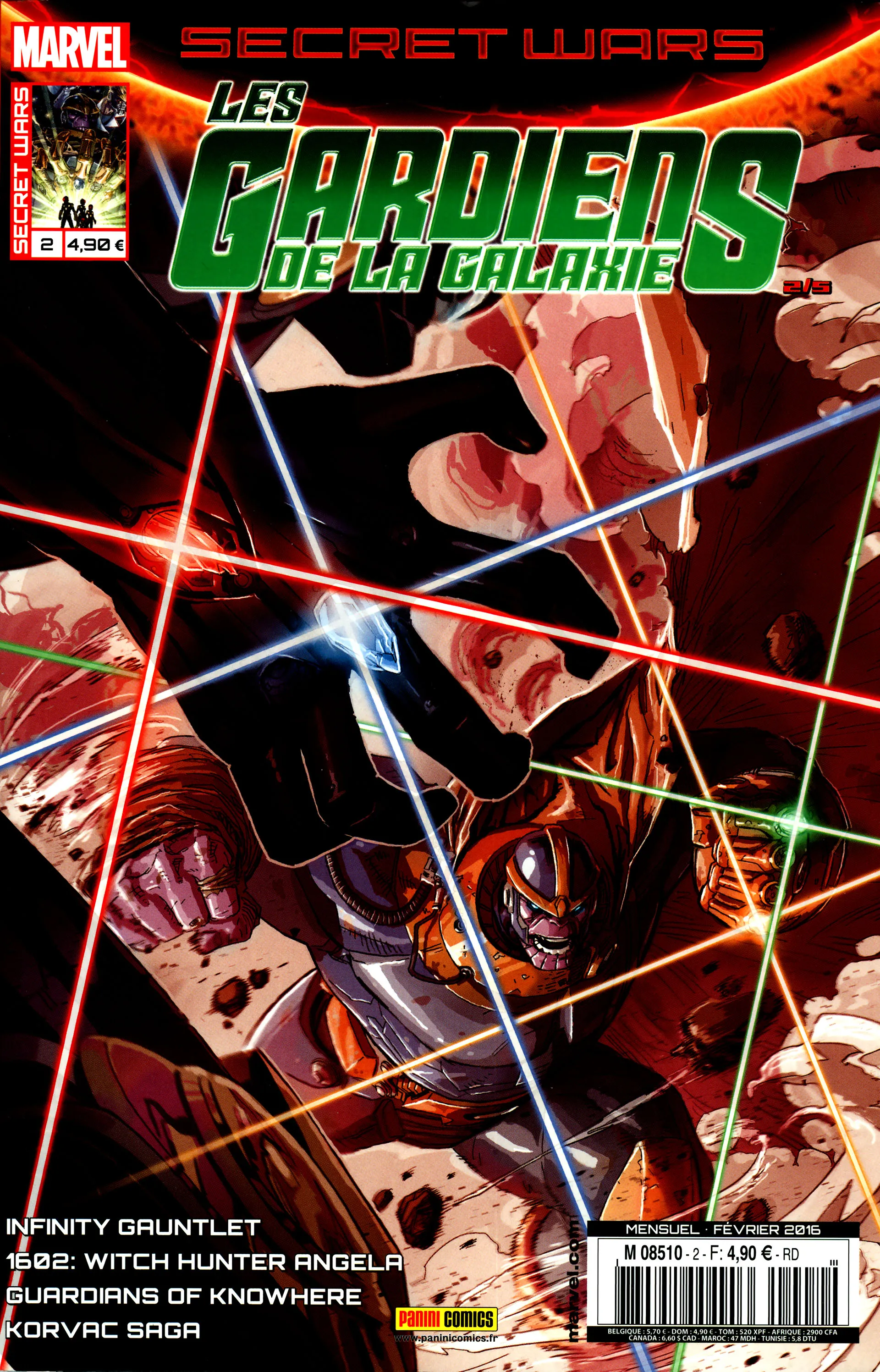 Secret Wars : Les Gardiens de la Galaxie n°2