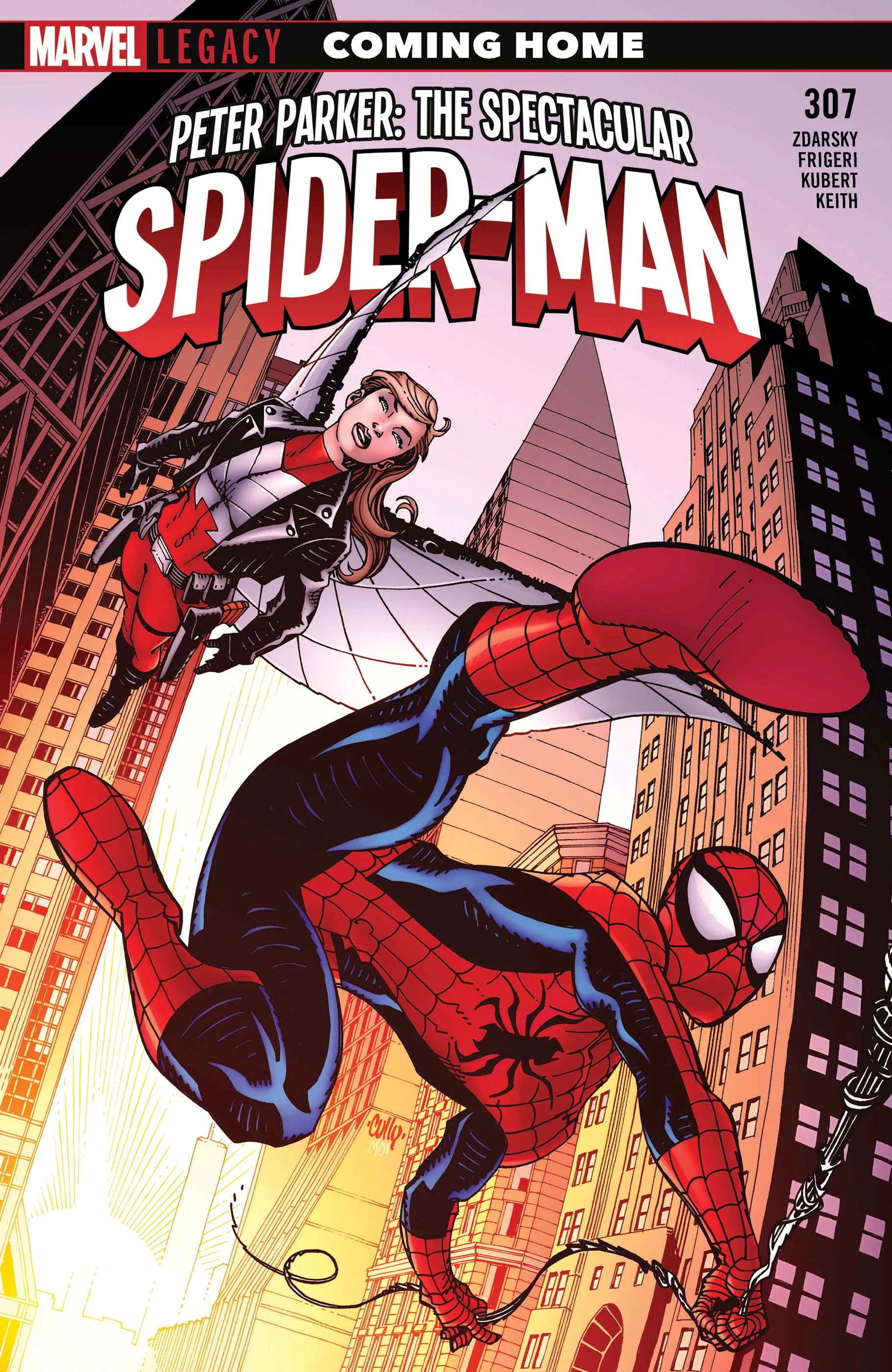 Couverture de Peter Parker: The Spectacular Spider-Man (2017) #307