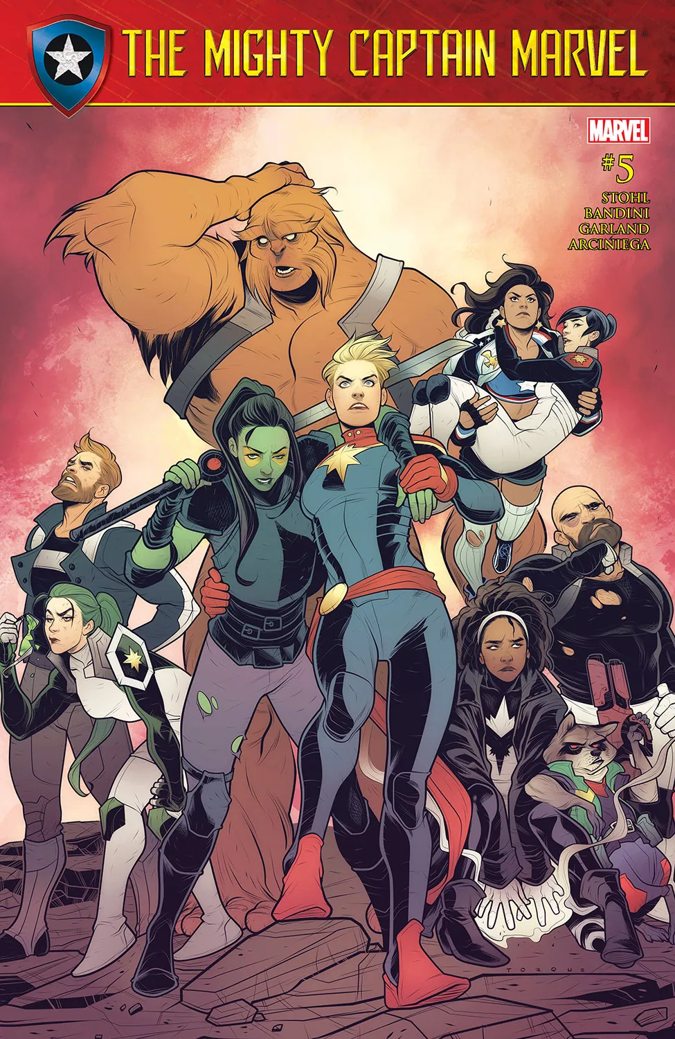 Couverture de The Mighty Captain Marvel (2017) #5