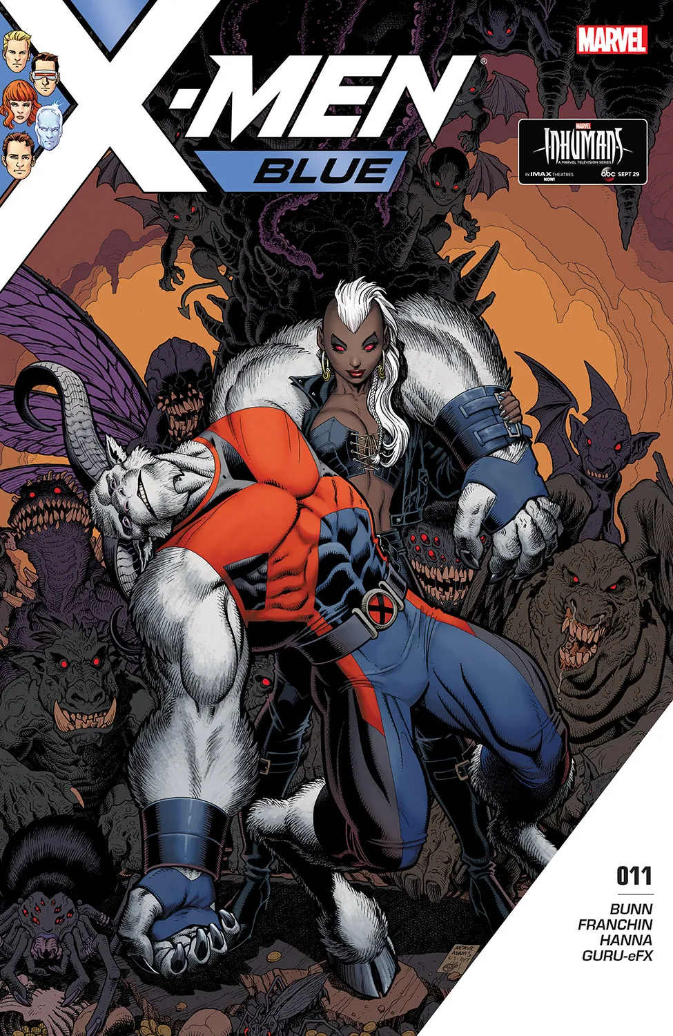 Couverture de X-Men: Blue (2017) #11