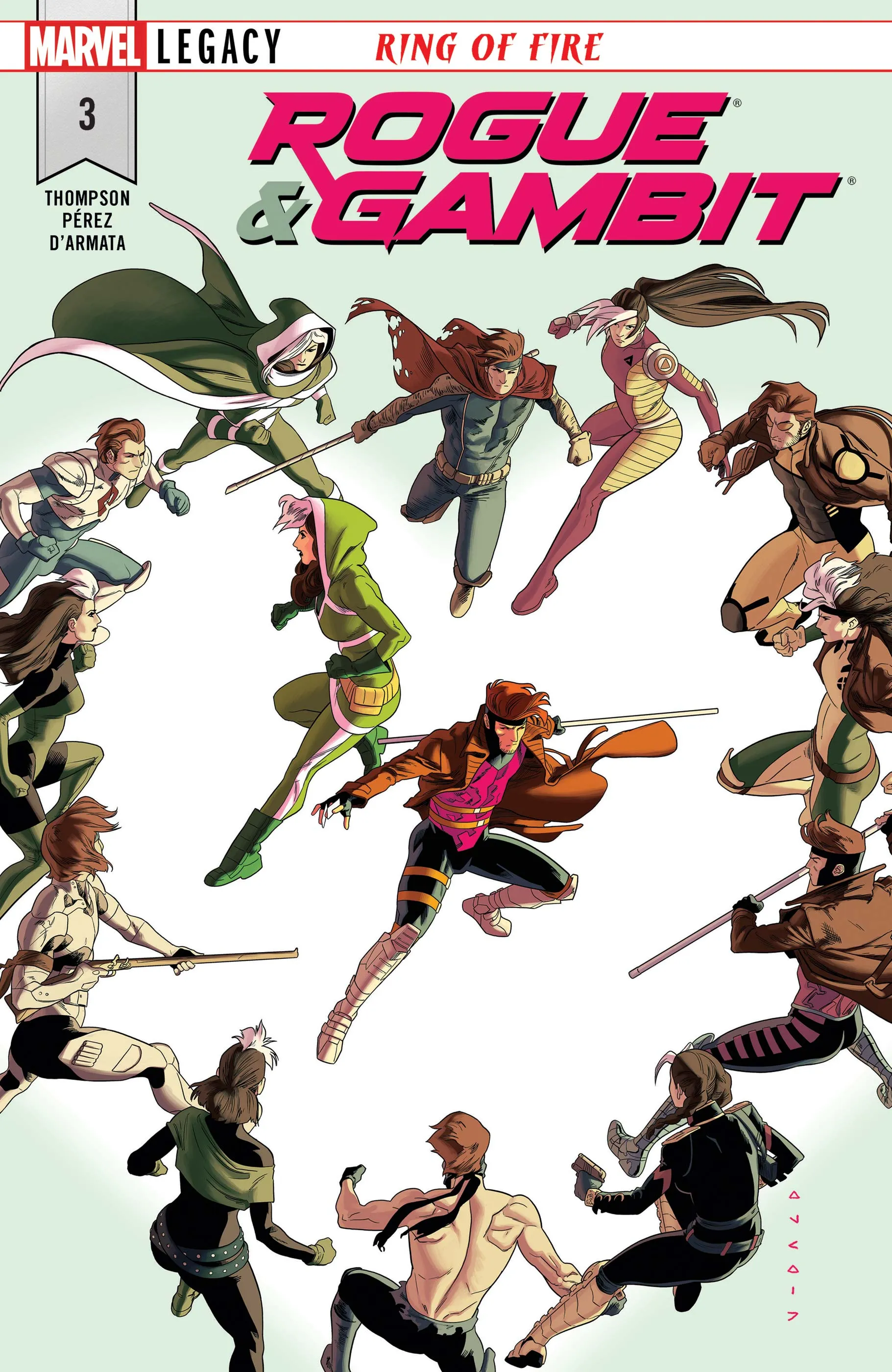 Couverture de Rogue & Gambit (2018) #3
