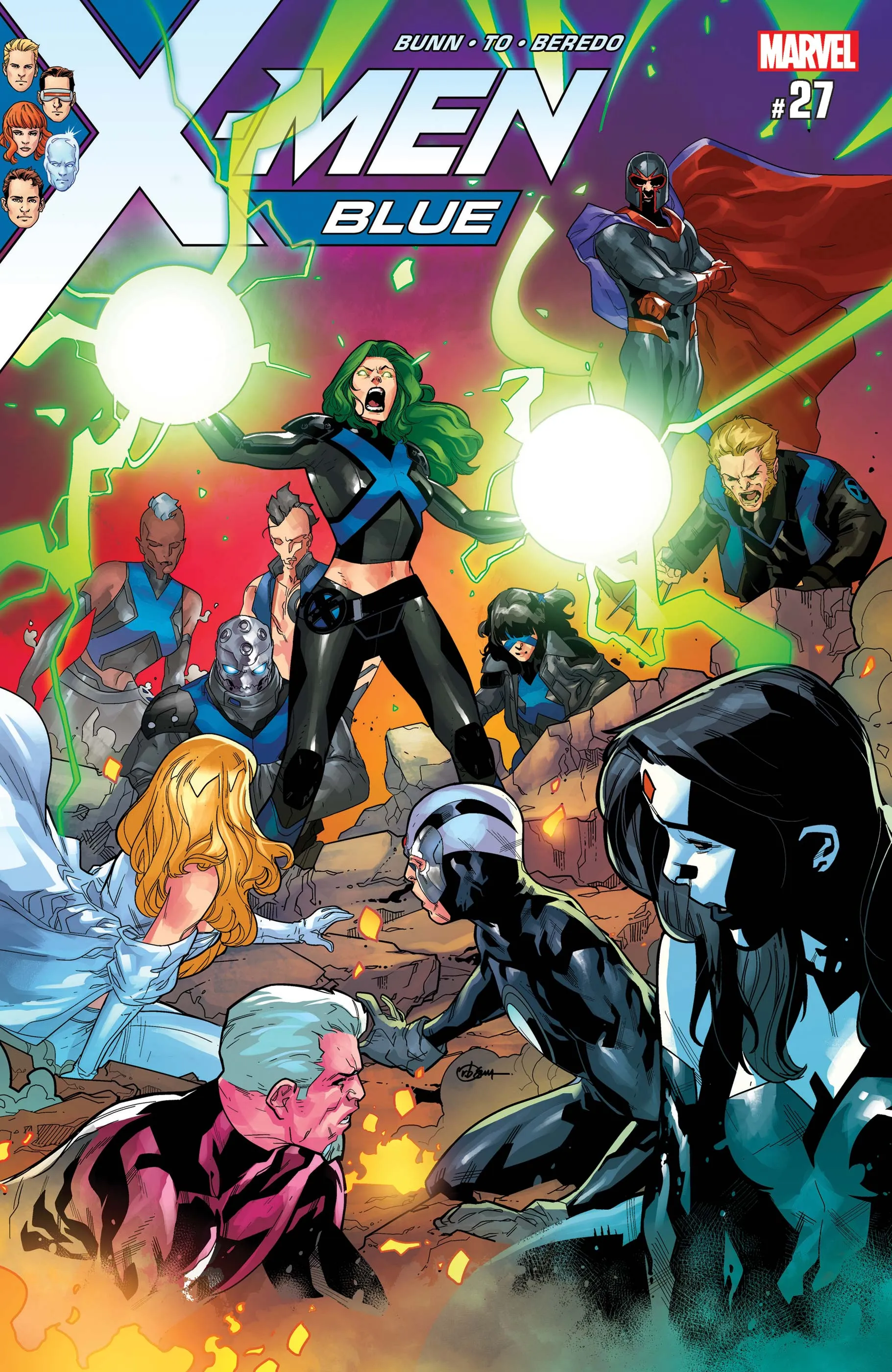 Couverture de X-Men: Blue (2017) #27