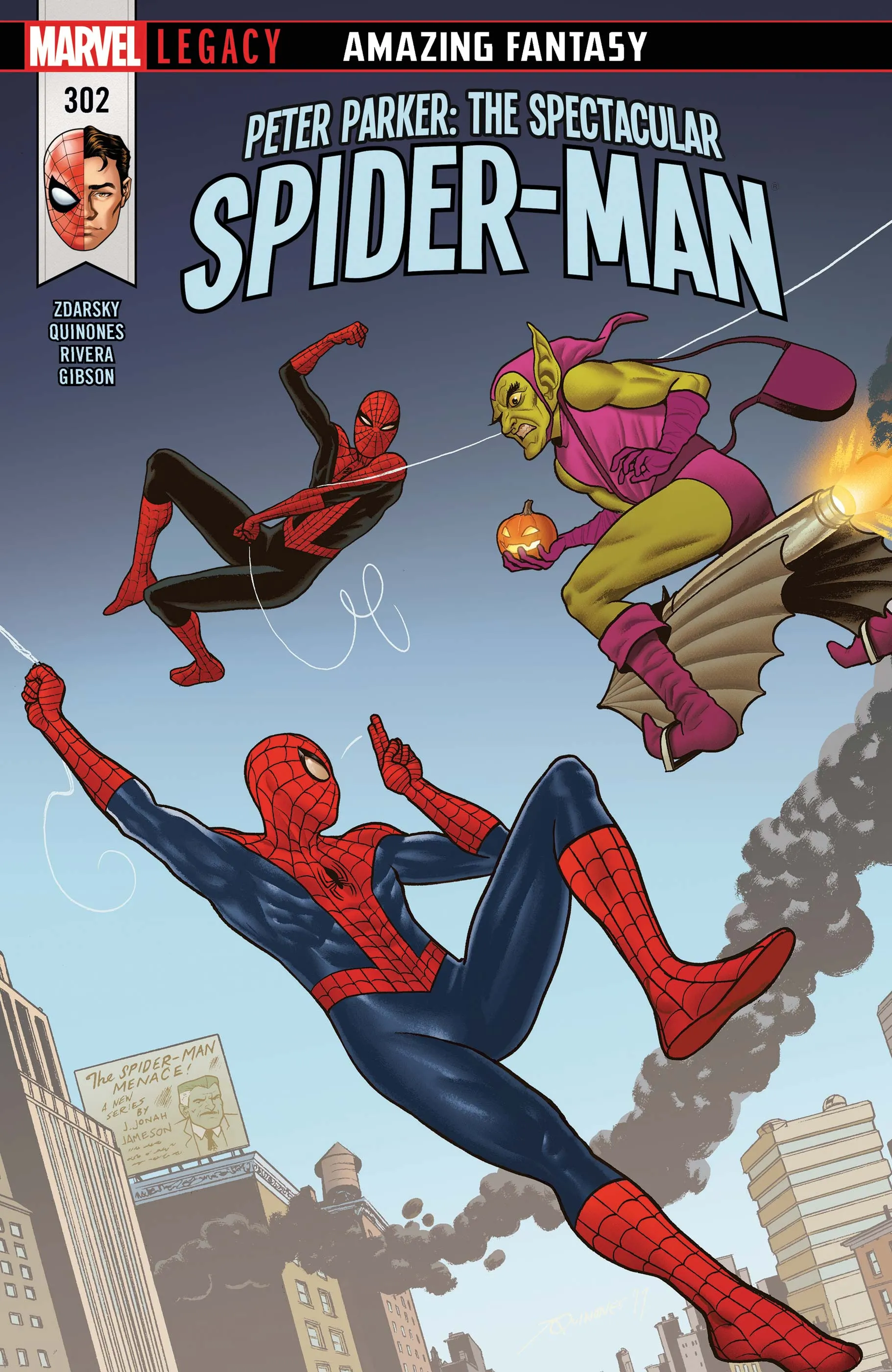 Couverture de Peter Parker: The Spectacular Spider-Man (2017) #302