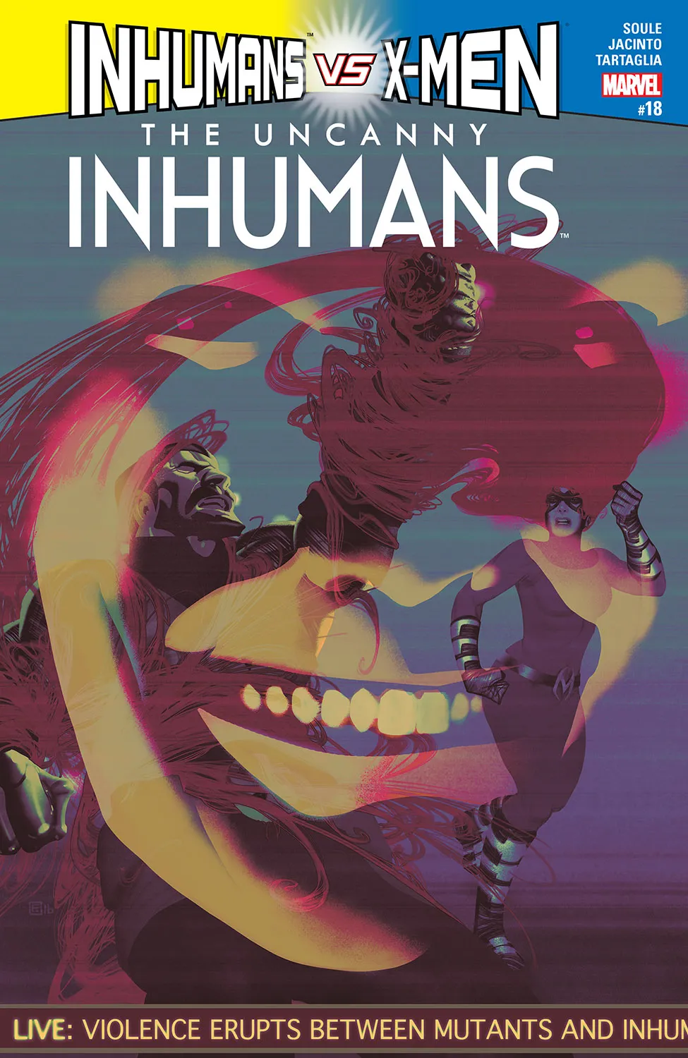 Couverture de Uncanny Inhumans (2015) #18