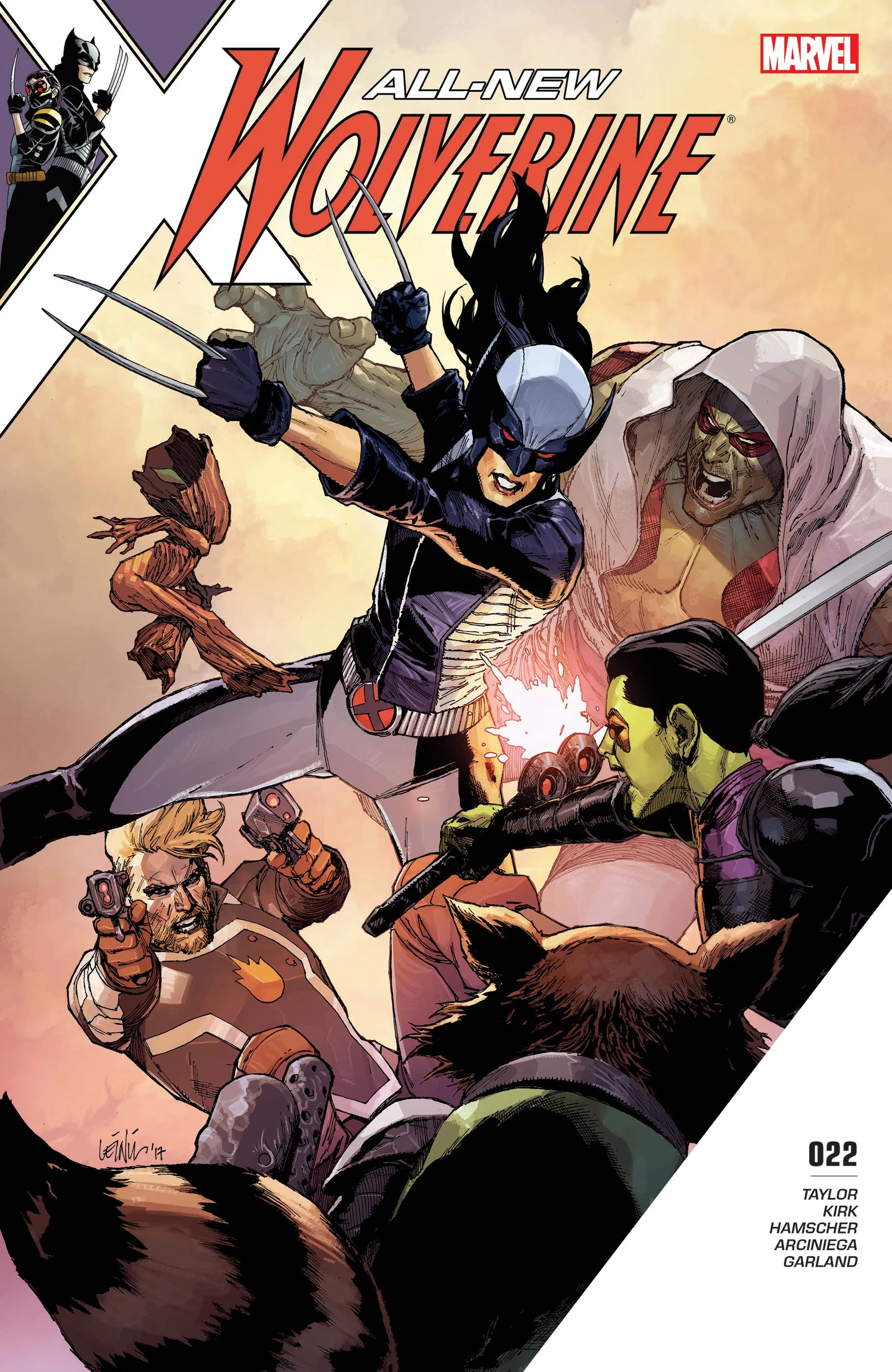Couverture de All-New Wolverine (2015) #22