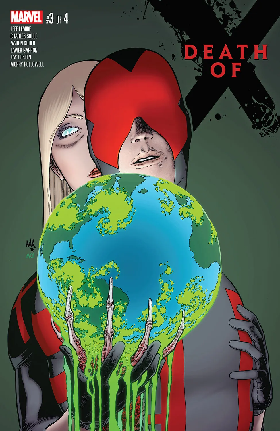 Couverture de Death of X (2016) #3