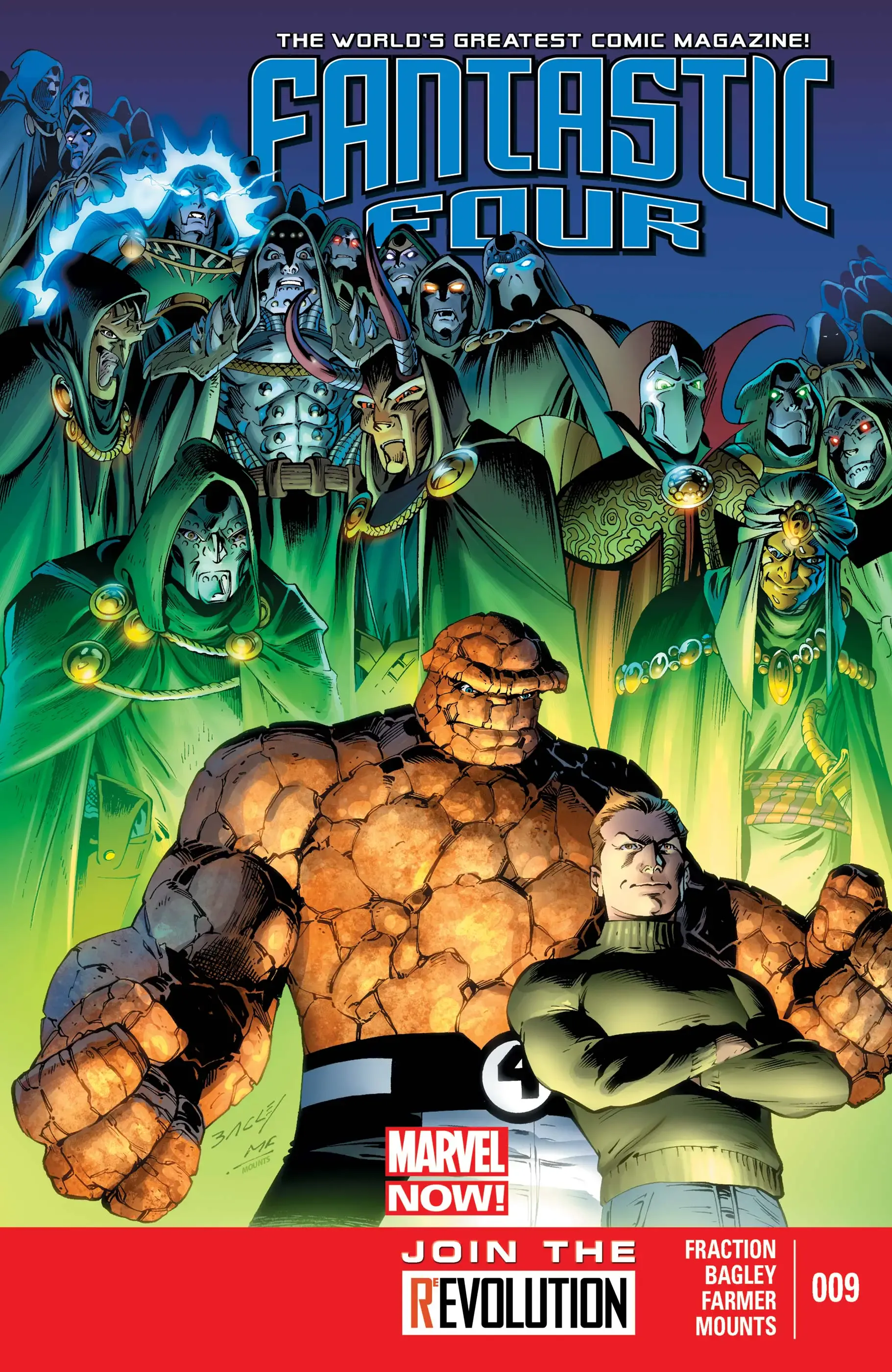 Couverture de Fantastic Four (2012) #9