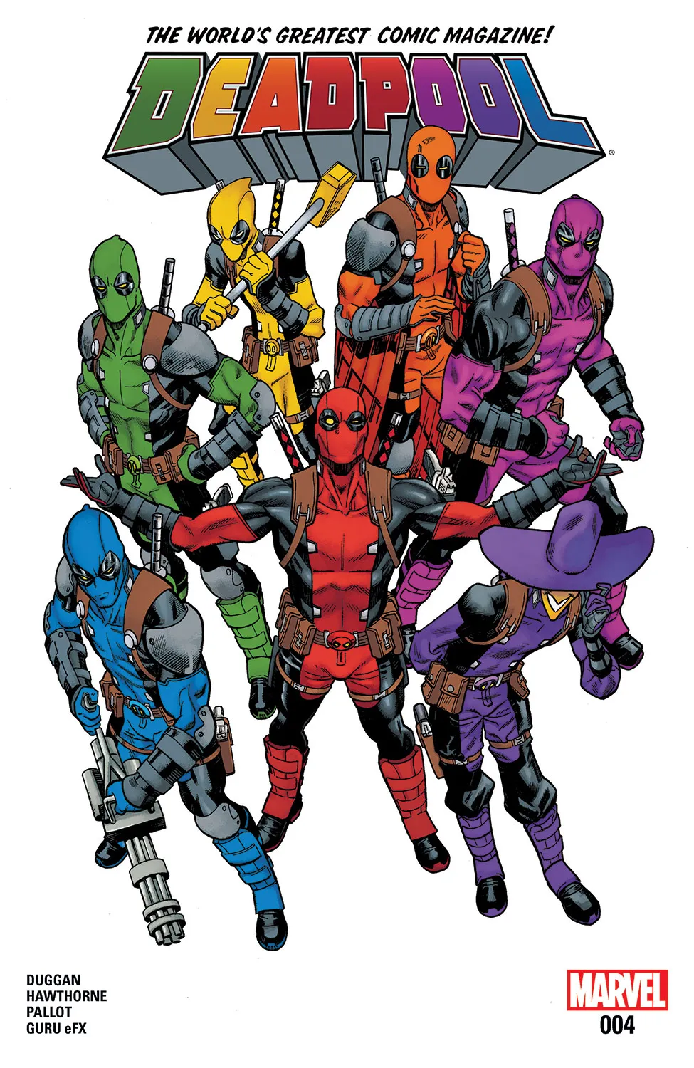 Couverture de Deadpool (2015) #4