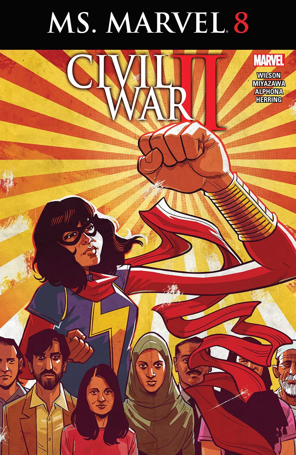 Couverture de Ms. Marvel (2015) #8
