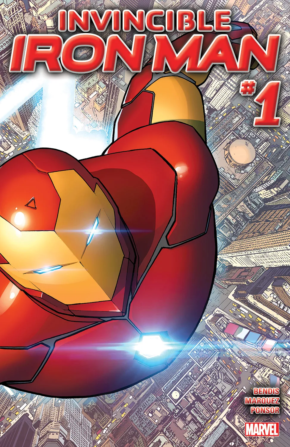 Couverture de Invincible Iron Man (2015) #1