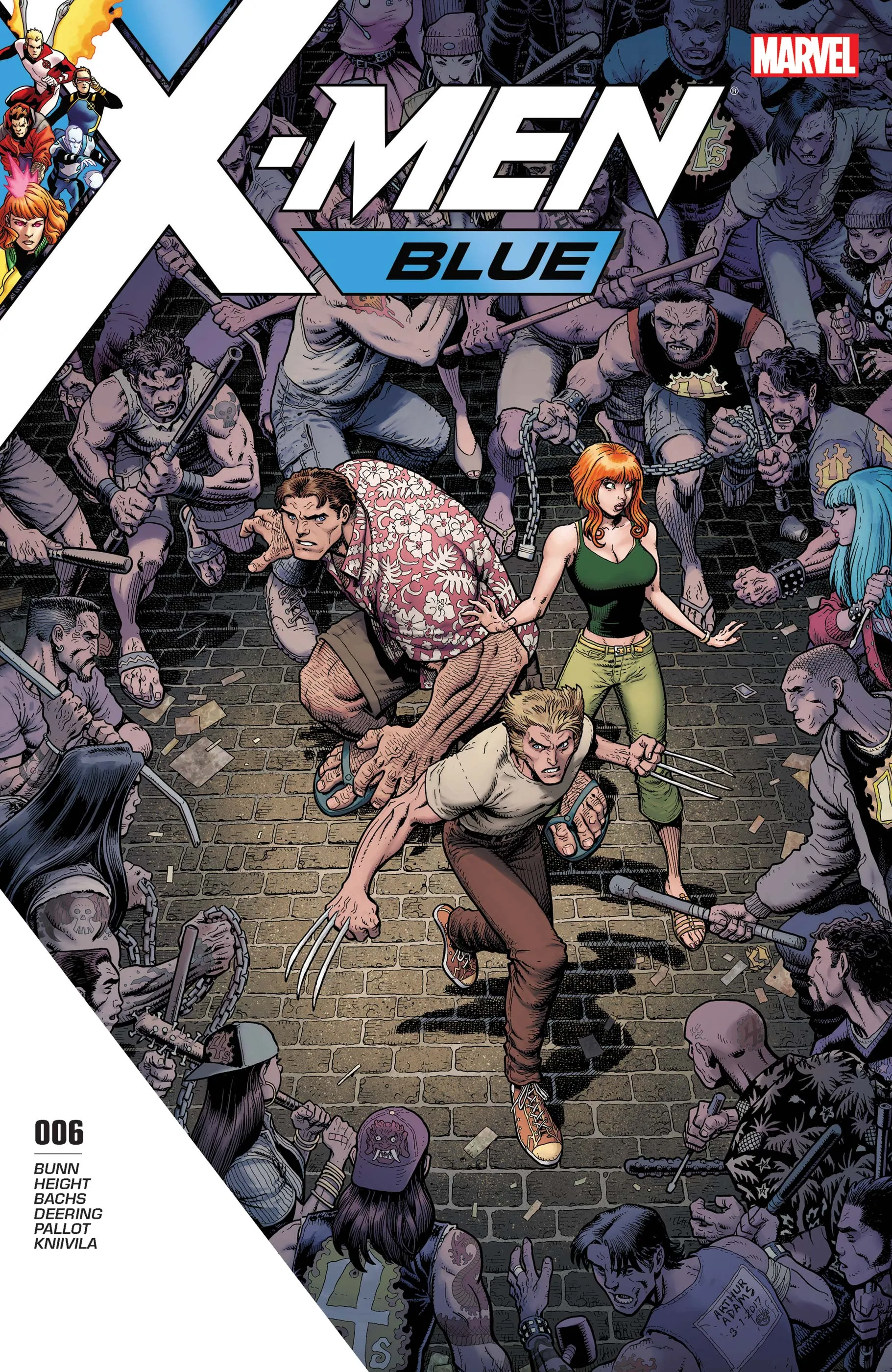 Couverture de X-Men: Blue (2017) #6