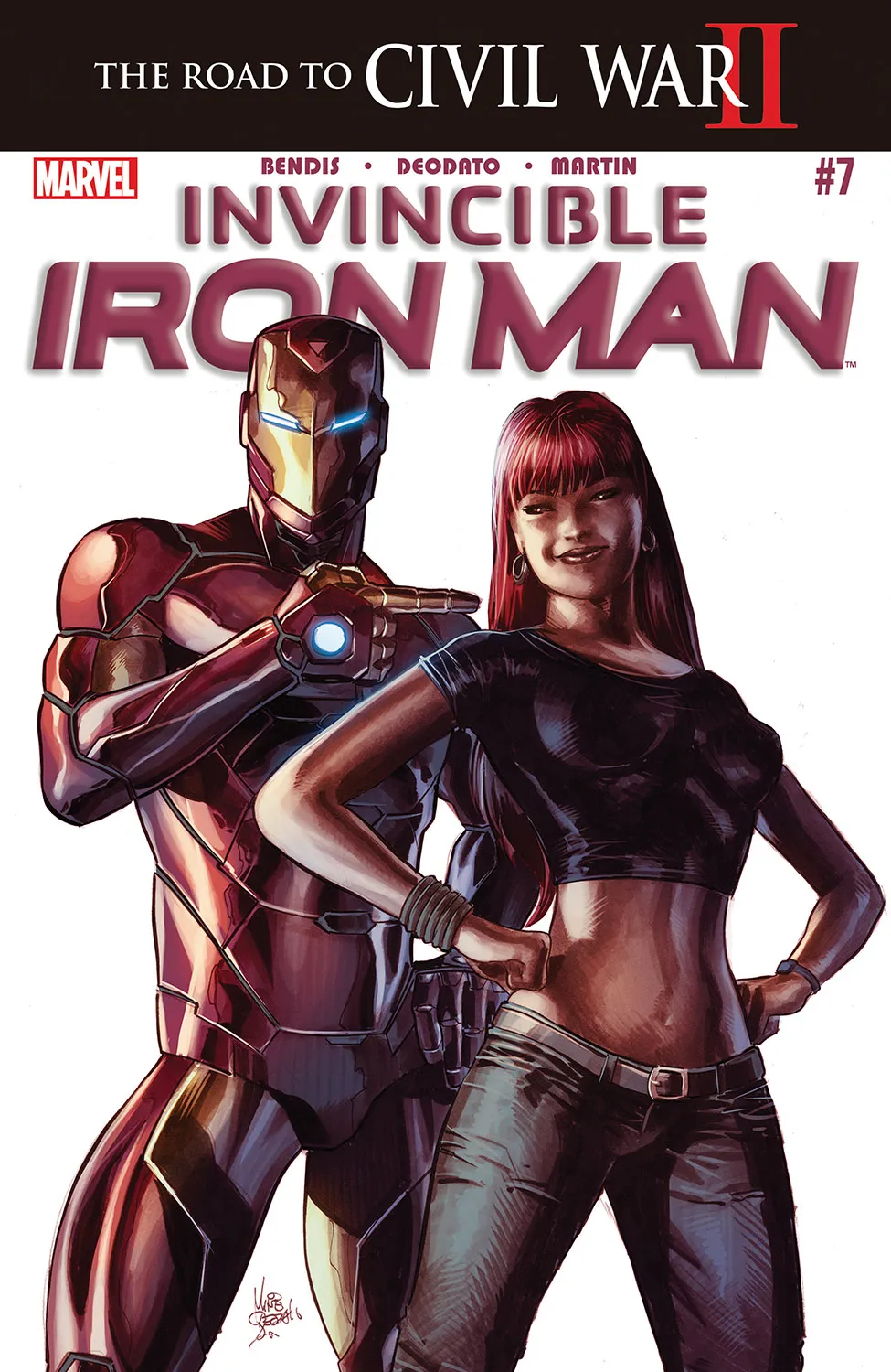 Couverture de Invincible Iron Man (2015) #7