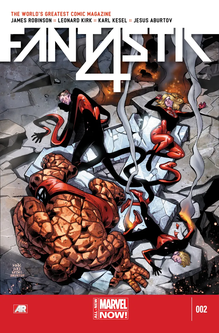Couverture de Fantastic Four (2014) #2
