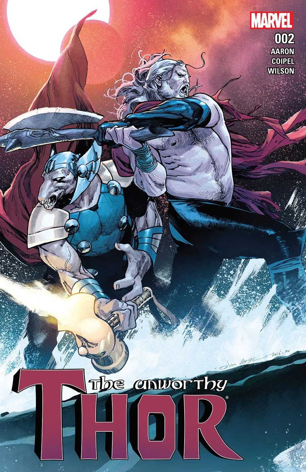 Couverture de The Unworthy Thor (2016) #2
