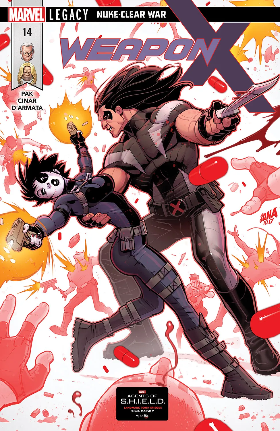 Couverture de Weapon X (2017) #14