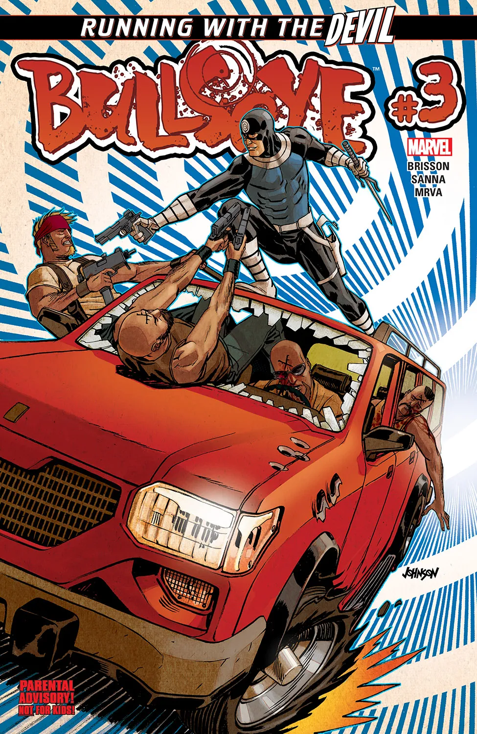 Couverture de Bullseye (2017) #3