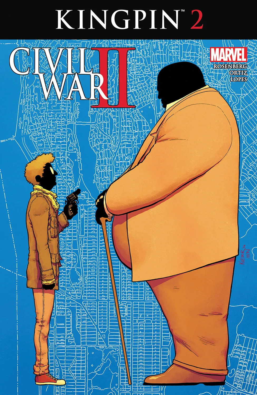 Couverture de Civil War II: Kingpin (2016) #2
