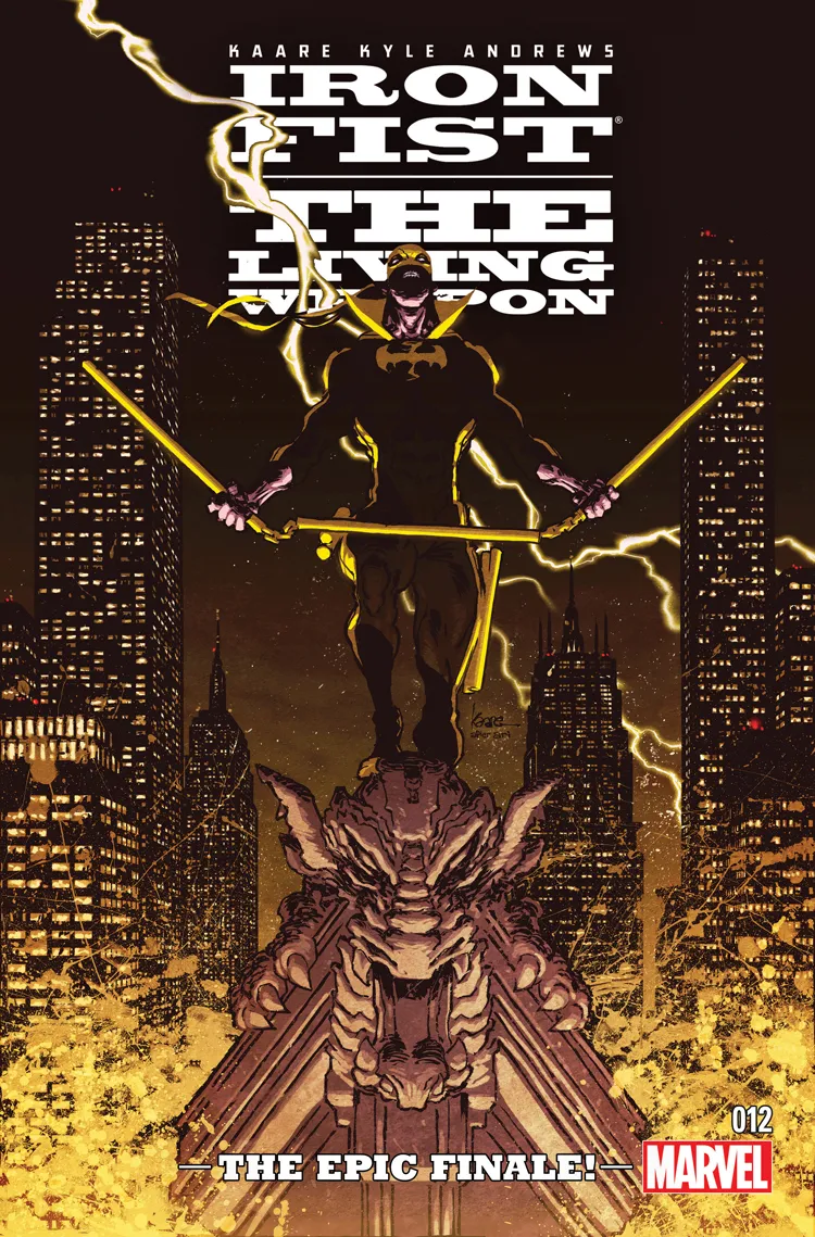 Couverture de Iron Fist: The Living Weapon (2014) #12