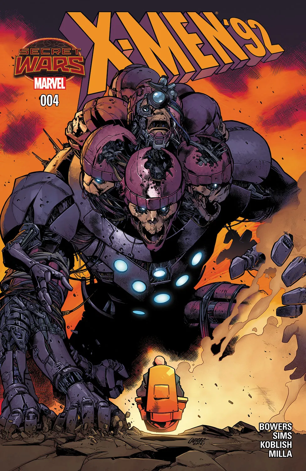 Couverture de X-Men '92 (2015) #4
