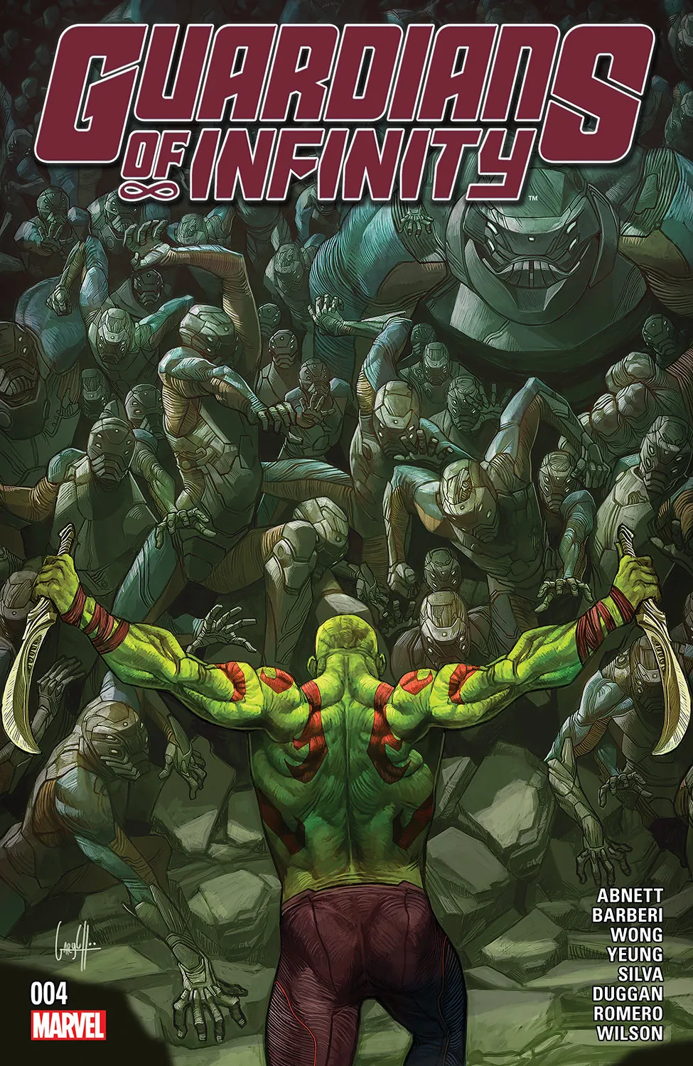 Couverture de Guardians of Infinity (2015) #4