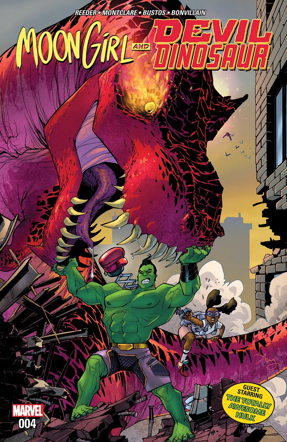 Couverture de Moon Girl and Devil Dinosaur (2015) #4