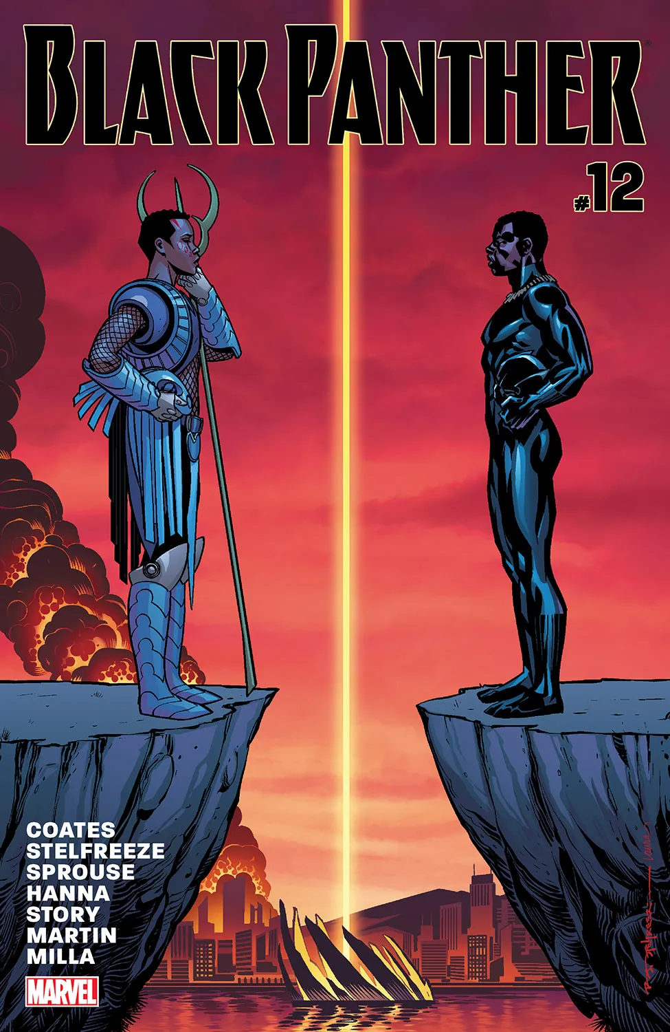 Couverture de Black Panther (2016) #12
