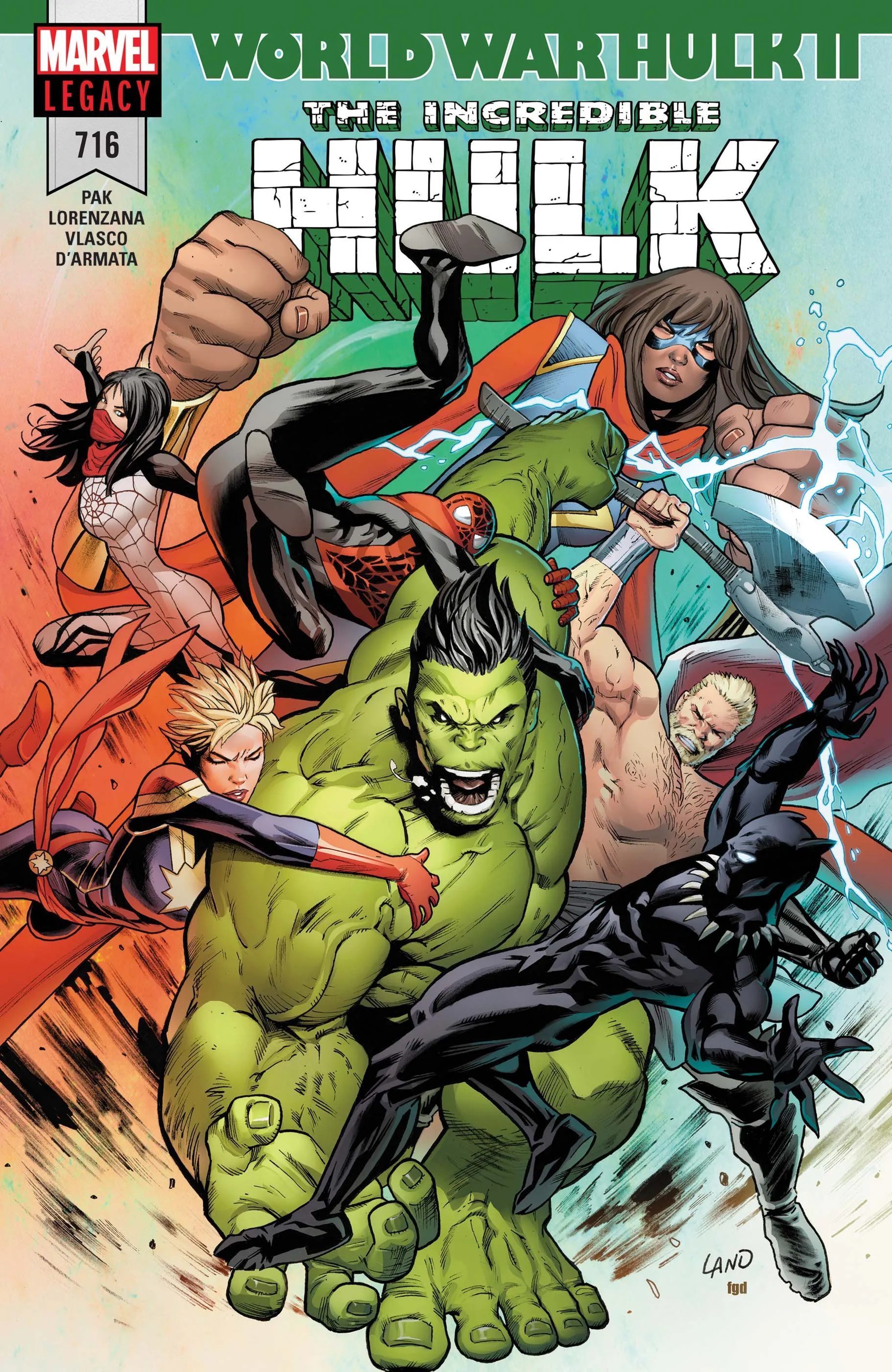 Couverture de Incredible Hulk (2017) #716