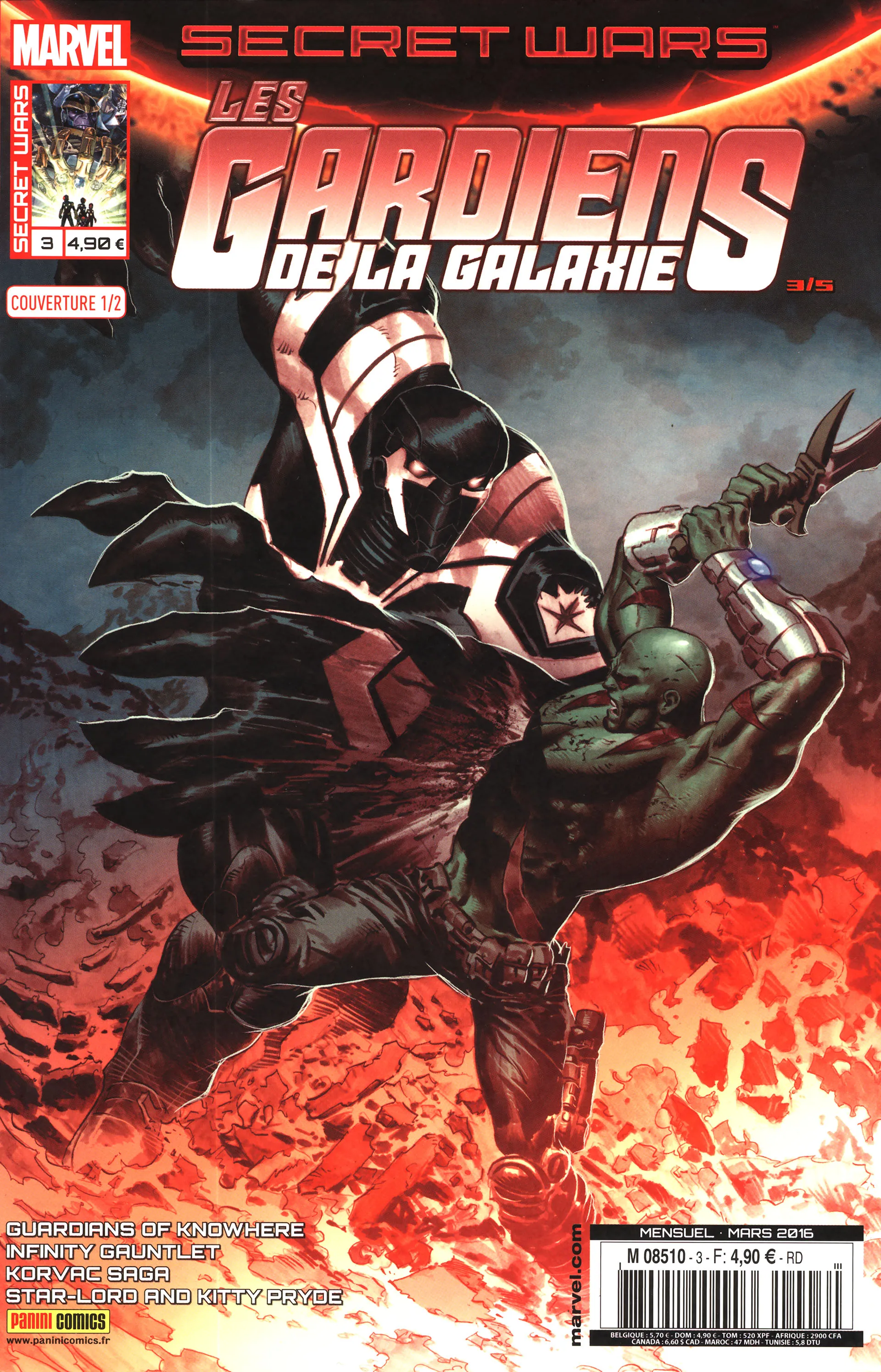Secret Wars : Les Gardiens de la Galaxie n°3