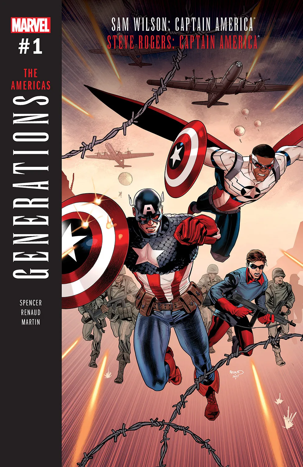 Generations: Sam Wilson Captain America & Steve Rogers Captain America