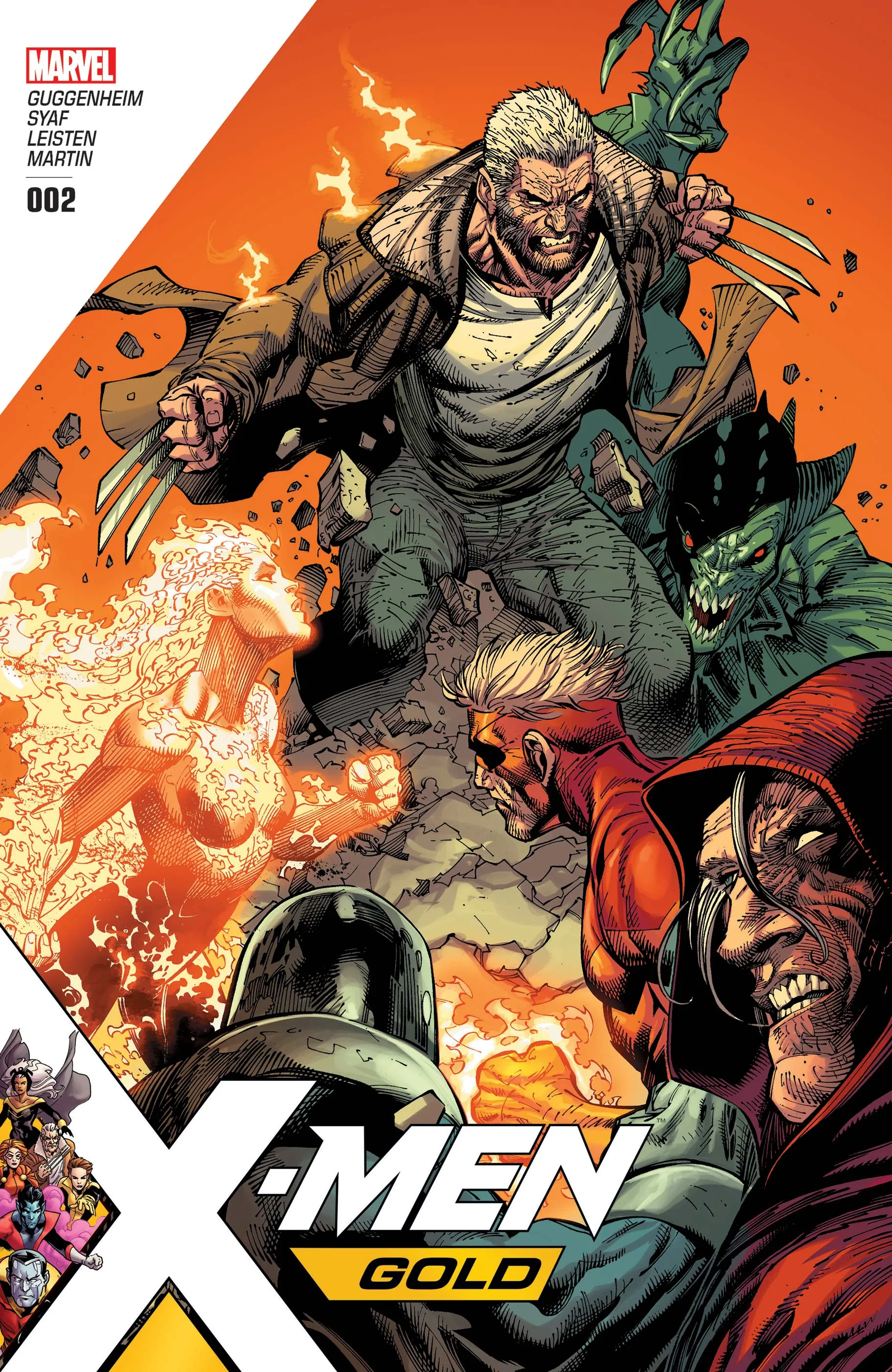 Couverture de X-Men: Gold (2017) #2