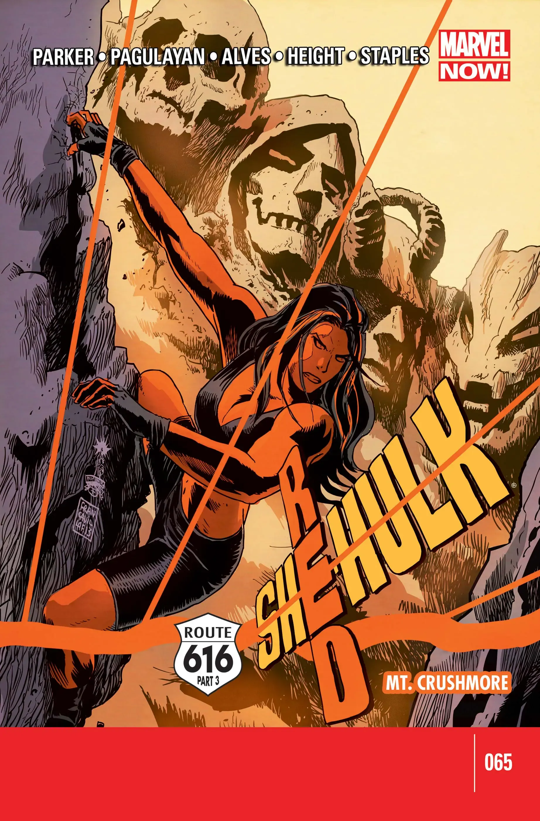 Couverture de Red She-Hulk (2012) #65