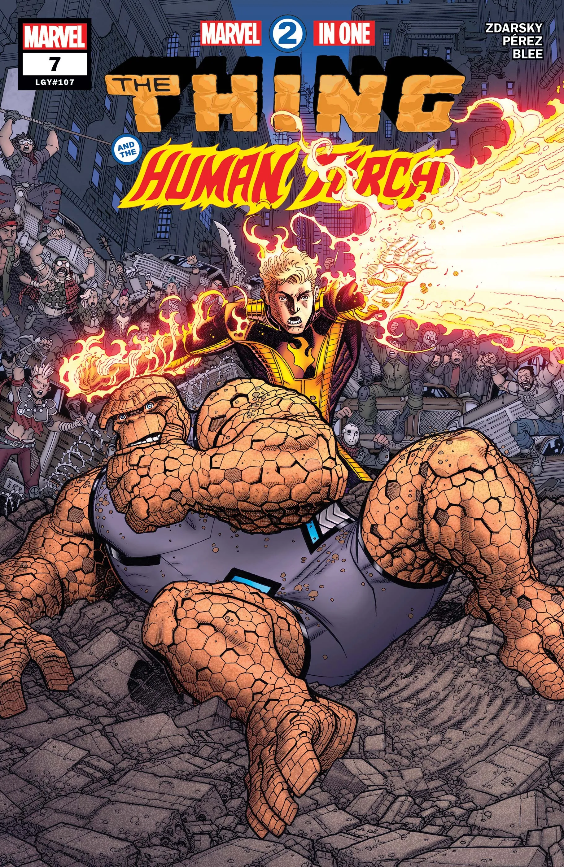 Couverture de Marvel 2-in-One (2017) #7