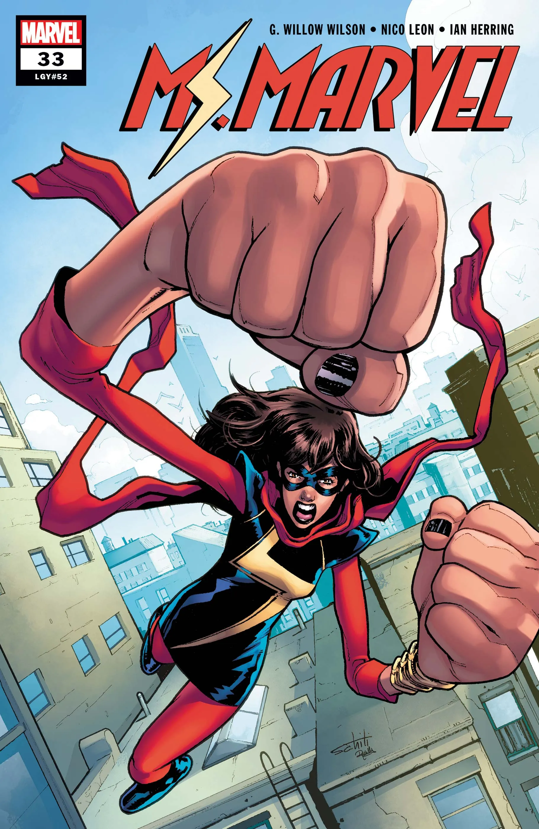 Couverture de Ms. Marvel (2015) #33