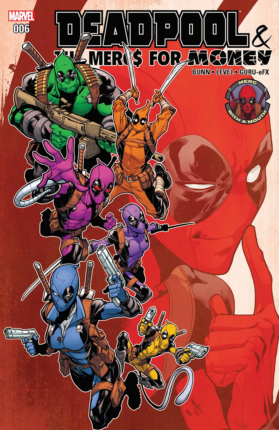 Couverture de Deadpool & the Mercs for Money (2016) #6